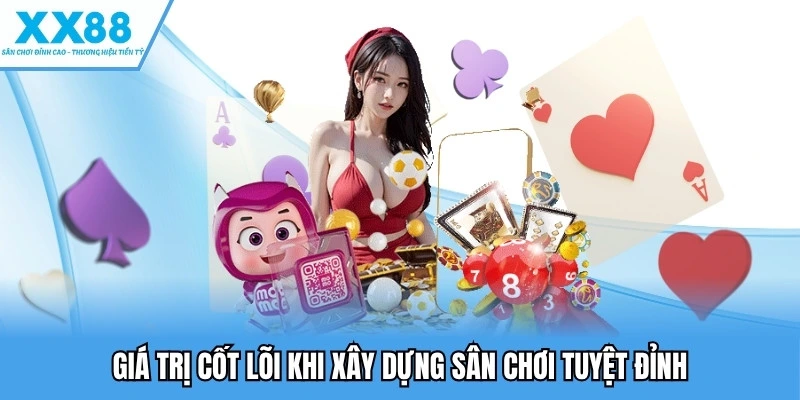 Giới Thiệu Nhà Cái XX88 - Vũ Trụ Giải Trí Online Đẳng Cấp 2 Giá trị cốt lõi khi xây dựng sân chơi tuyệt đỉnh