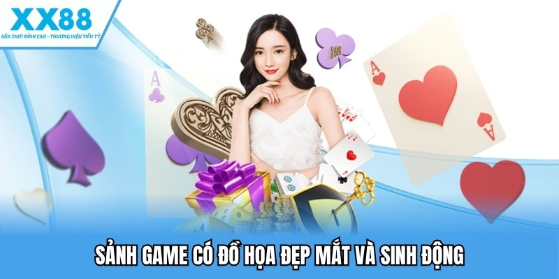 Game Bài XX88 - Game Giải Trí Đỉnh Cao Với Ngàn Quà Khủng 3 Sảnh game có đồ họa đẹp mắt và sinh động