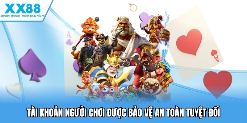 Nổ Hũ XX88 - Slot Đổi Thưởng Hấp Dẫn, Trúng Lớn Mỗi Ngày 5 Tài khoản người chơi được bảo vệ an toàn tuyệt đối