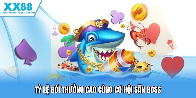 Bắn Cá Long Vương - Trải Nghiệm Săn Thưởng Đỉnh Cao, Hấp Dẫn 4 Tỷ lệ đổi thưởng cao cùng cơ hội săn boss